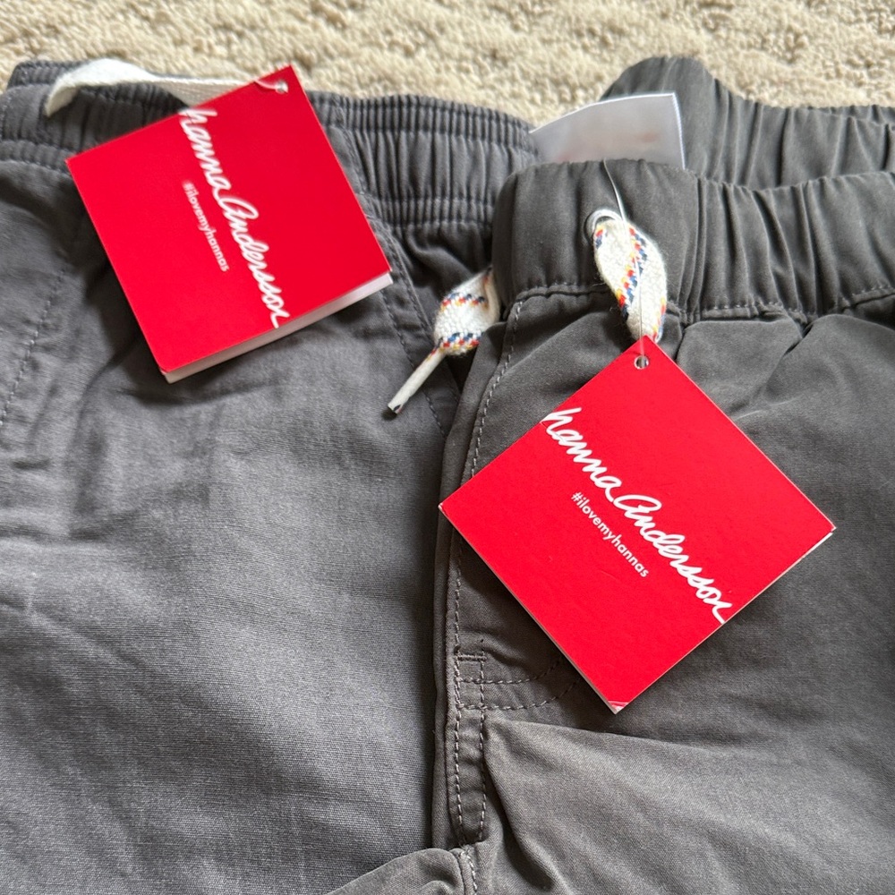 Bundle of (11) Hanna Andersson Kids' Shorts Set - Blue, Black, Green, Tan - Picture 3 of 6